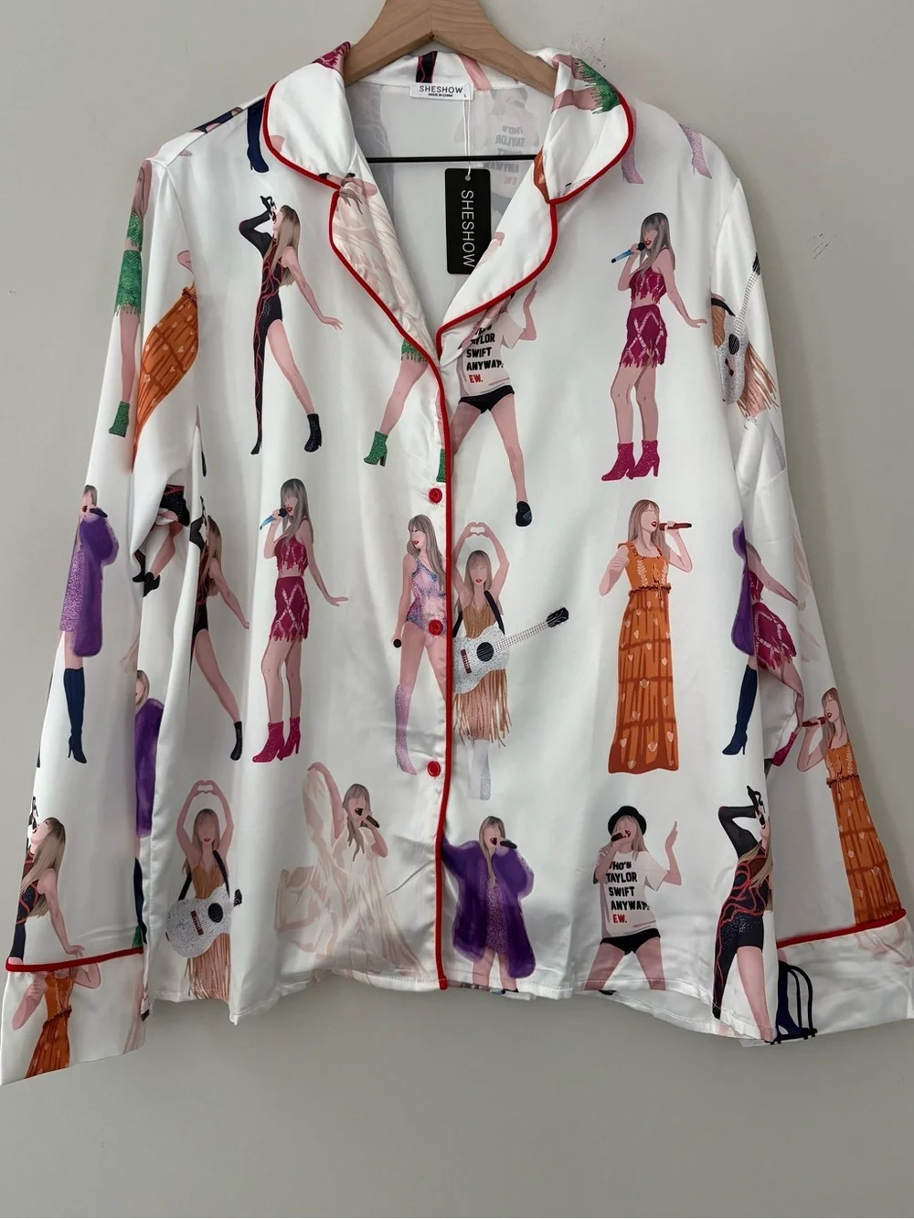 Sheshow Taylor Swift Print Pajama Set